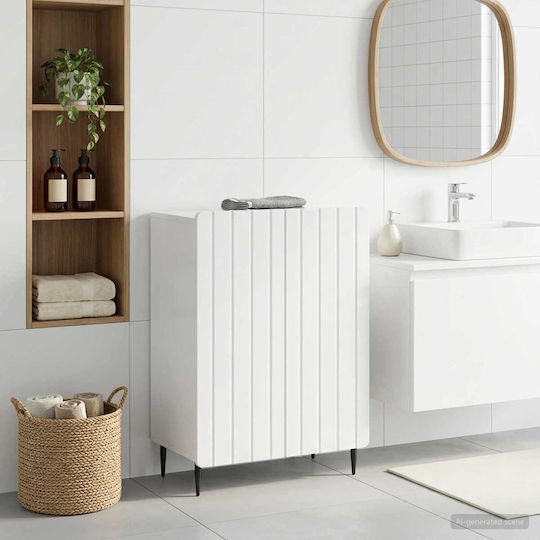 vidaXL Bathroom Cabinet 59.5x31x79.5cm White