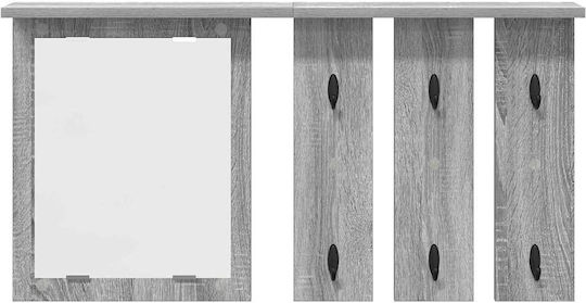 vidaXL Wall Hanger Metal Gray 85x10cm
