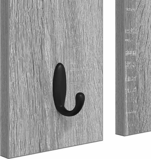 vidaXL Wall Hanger Metal Gray 85x10cm