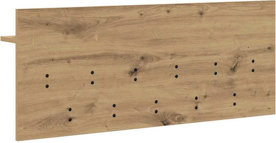 vidaXL Κρεμάστρα Τοίχου Ξύλινη Μπεζ 100x12x40cm