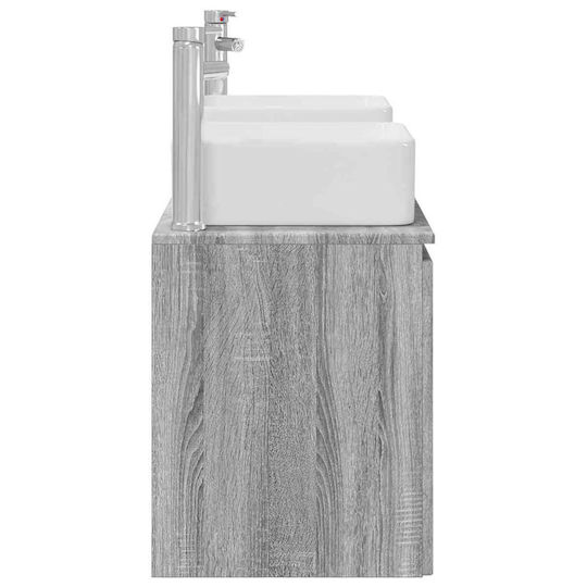 vidaXL Πάγκος χωρίς Νιπτήρα Μ53xΒ35xΥ63cm Γκρι Sonoma