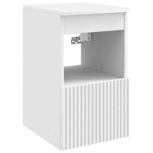 vidaXL Πάγκος χωρίς Νιπτήρα Μ33xΒ34.5xΥ100cm Λευκό
