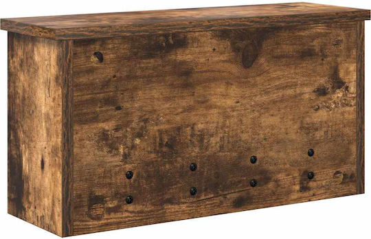 vidaXL Κρεμάστρα Τοίχου Ξύλινη Καφέ 50x26x16cm