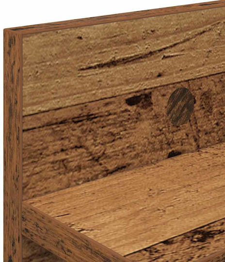 vidaXL Стенна окачалка 80x18x10.5см 1бр
