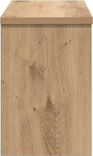 vidaXL Agățătoare de Perete Lemnoasă 50x30x20cm 1buc