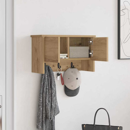 vidaXL Agățătoare de Perete Lemnoasă 50x30x20cm 1buc