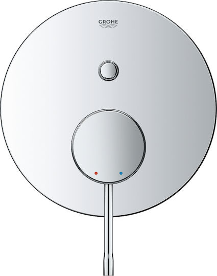Grohe Essence Μίκτης Μπαταρίας Εντοιχισμού Ντουζιέρας 2 Εξόδων Ασημί