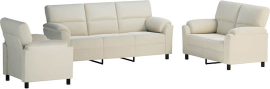 vidaXL Wohnzimmermöbel-Set 3-Sitzer & 3-Sitzer & Sessel