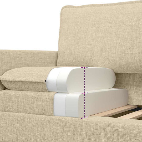 Set Mobilier Living Scaun Cu 2 Locuri și Fotoliu