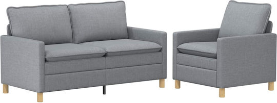 vidaXL Wohnzimmermöbel-Set Offenes 2-Sitzer & Sessel