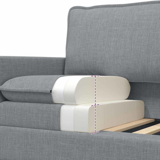 vidaXL Wohnzimmermöbel-Set Offenes 2-Sitzer & Sessel