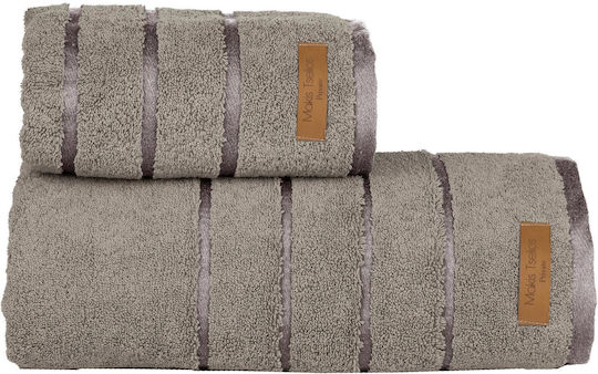 Makis Tselios Home Prosop de corp Prive 90x150cm. Argint Greutate 600gr/m²