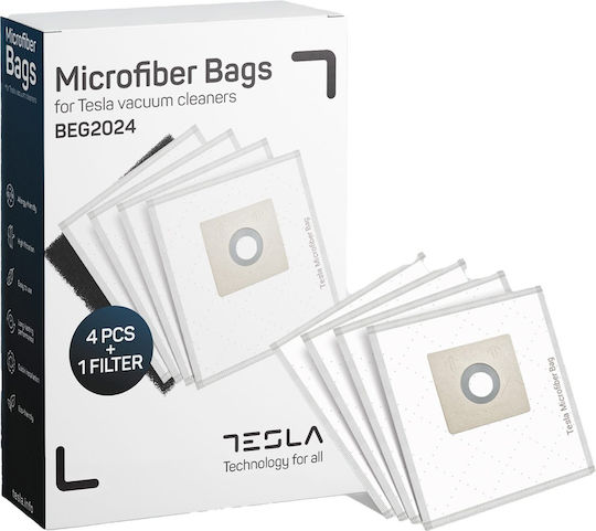 Tesla Staubsaugerbeutel 5Stück Kompatibel mit Staubsauger Universal