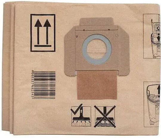 Vacuum Cleaner Bags 5pcs Compatible with Makita Vacuum Cleaners