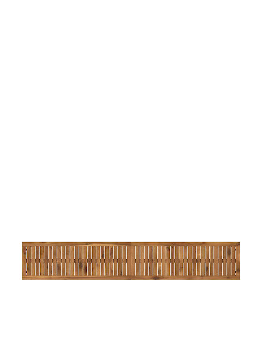 Outdoor Wooden Bench 201x35x45cm
