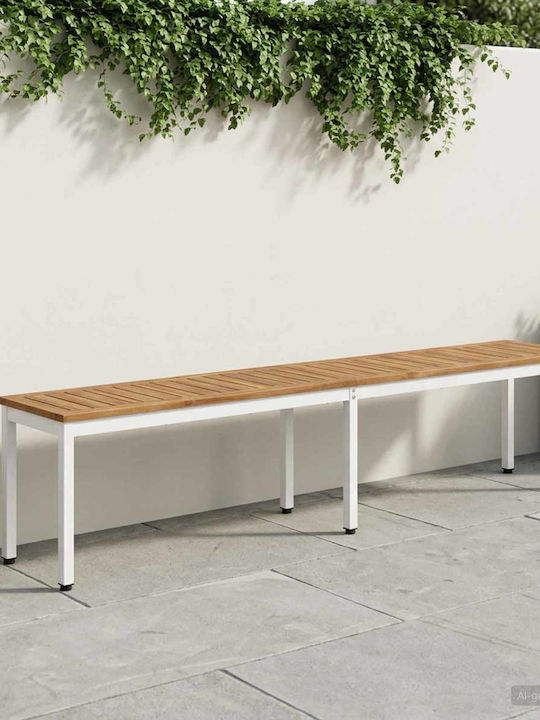 Outdoor Wooden Bench 201x35x45cm