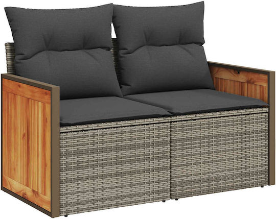vidaXL Garden & Outdoor Furniture Sets Living Room Set Pieces 6 Grey and Dark Grey with Pillows