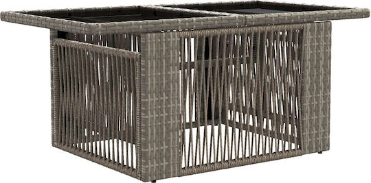 Set Cameră De Zi Exterior 12 Piese Vidaxl Cu Perne