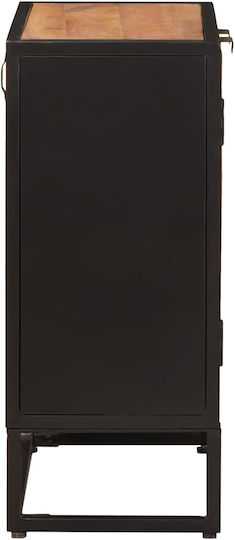 Wooden Sideboard Braun 53x30x70cm