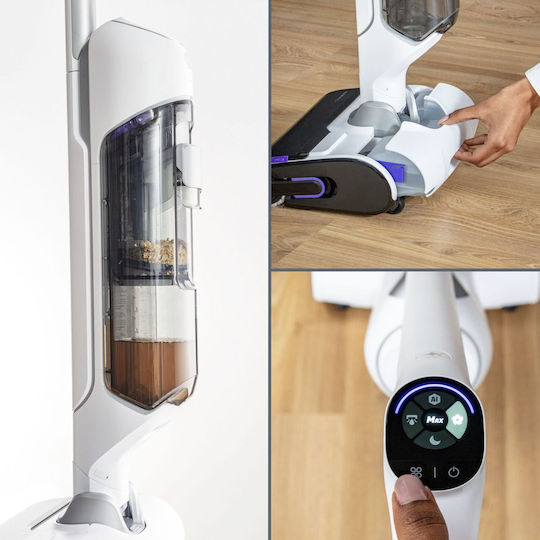 Rowenta X-CLEAN 10 Wiederaufladbar Stielstaubsauger Weiß