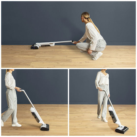 Rowenta X-CLEAN 10 Wiederaufladbar Stielstaubsauger Weiß
