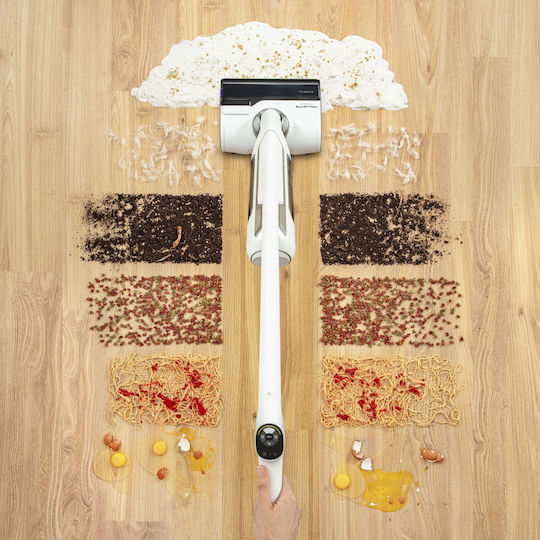 Rowenta X-CLEAN 10 Wiederaufladbar Stielstaubsauger Weiß