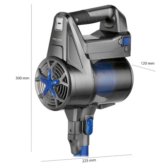 ProfiCare PC-BS 3036 A Rechargeable 2 in 1 Stick & Handheld Vacuum 22.2V Blue