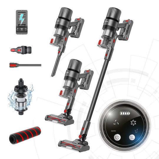 Samus Wiederaufladbar 2-in-1 Staubsauger Stick & Handgerät 22.2V Gray