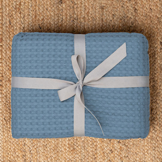 Palamaiki Marcie Κουβέρτα Πικέ Μονή 170x240εκ. Grey