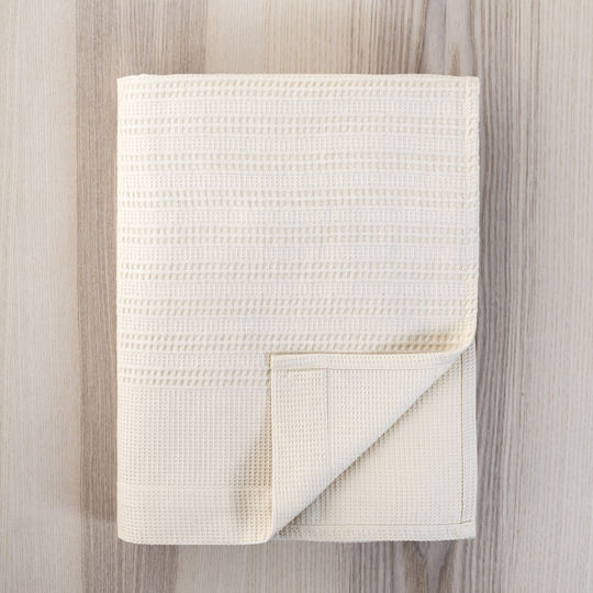 Nima Κουβέρτα Πικέ Μονή 160x240εκ. Sand Beige