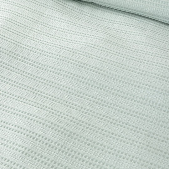 Nima Κουβέρτα Πικέ Υπέρδιπλη 240x260εκ. Minty Blue