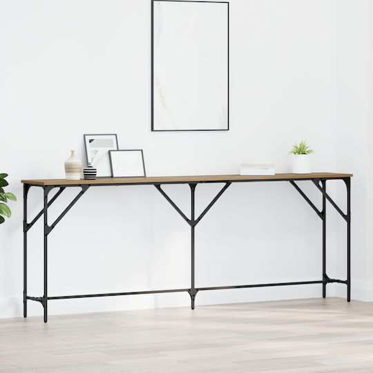 vidaXL Konsolentisch aus Massivholz M200xB29xH75cm