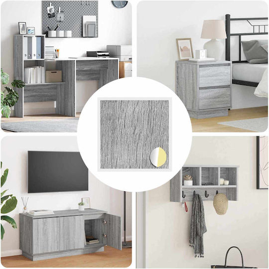 Wandsticker & Wandgemälde Selbstklebende Abdeckung Schrauben 12 Stück Grau Ø 20 x 0,5 mm Grau 864638