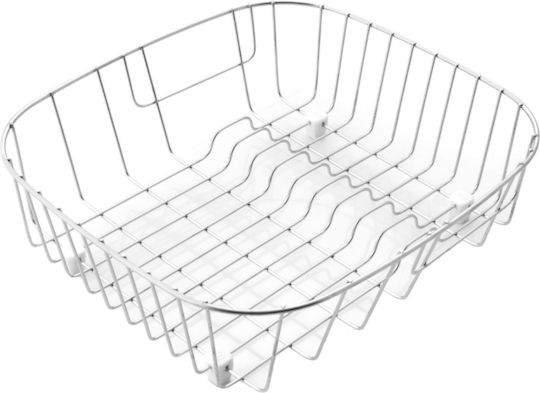 Pyramis Στραγγιστήρι Γούρνας Inox Ασημί 33x37x9.5cm