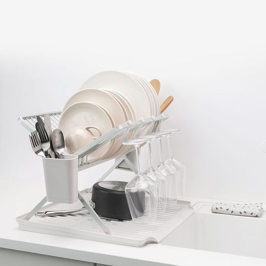 Brabantia Metallic Gray Sink Strainer 51x33x42cm