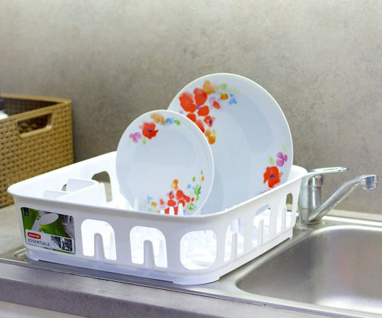 Curver Essentials Στραγγιστήρι Νεροχύτη Πλαστικό Λευκό 39.5x29x10.9cm