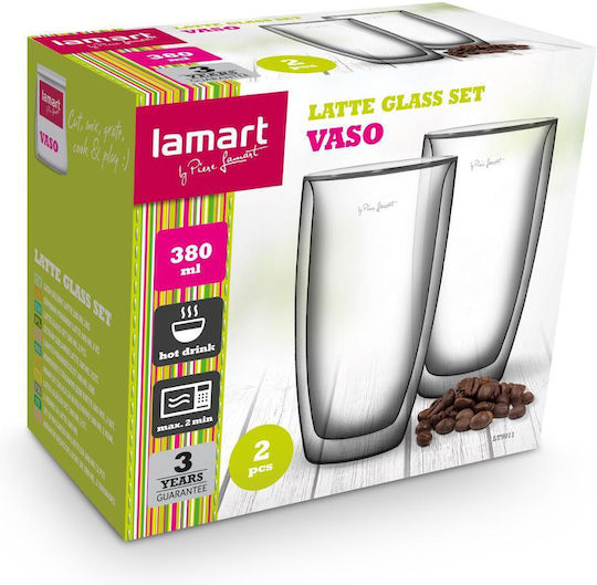 Lamart Комплект Чаши за Кафе / Freddo 380мл 2бр
