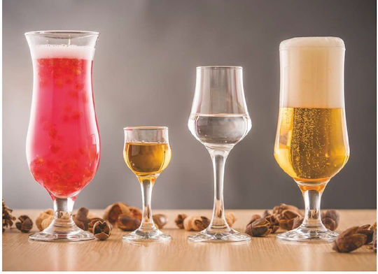 Uniglass Ariadne Glass Beer, μπίρας made of Glass Goblet 365ml