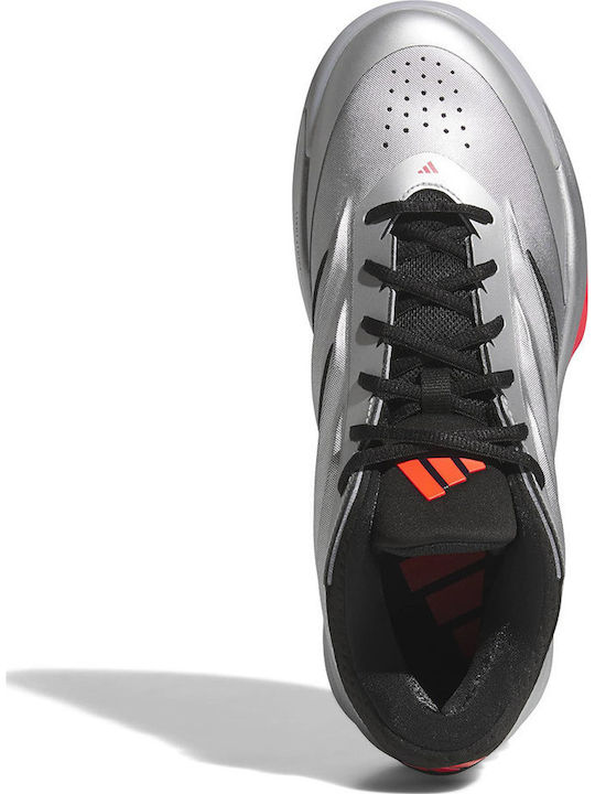Crazy Energy Баскетболни обувки Silver Metallic / Core Black / Lucid Red