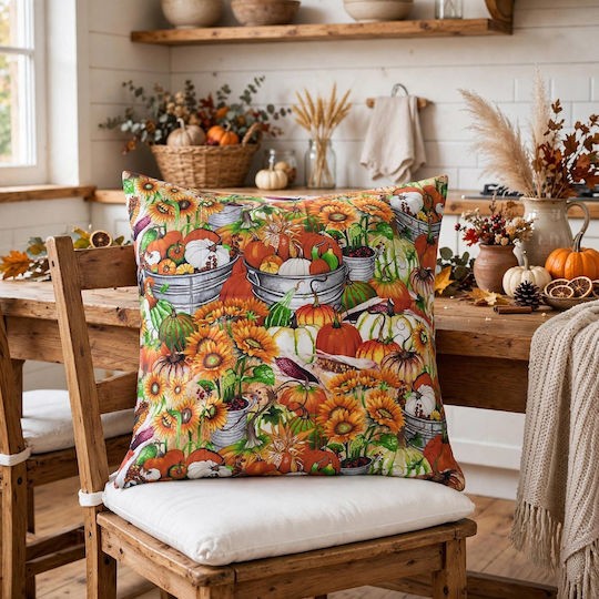 Sofa-Kissen Fields Pumpkin Fields 45x45cm