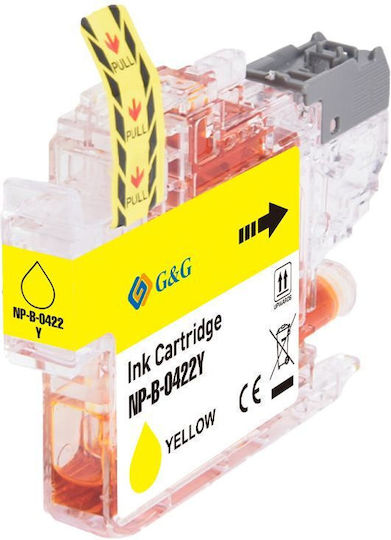 G&G Compatible Inkjet Printer Ink Brother Brother LC422Y 550 Pages Yellow 1 Piece