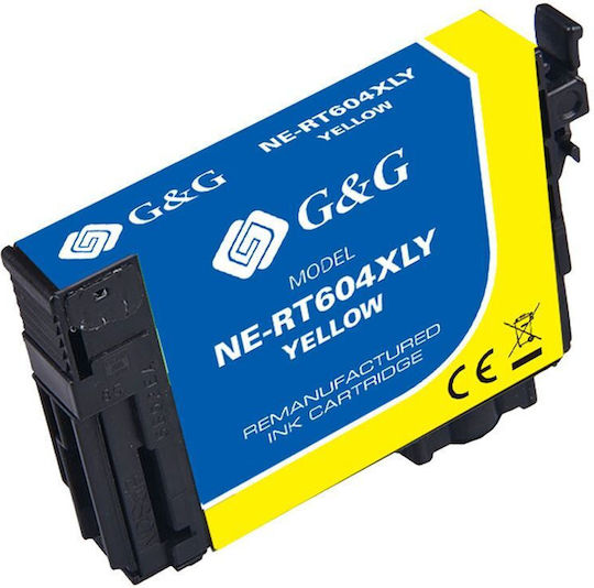 G&G Συμβατό Μελάνι Εκτυπωτή InkJet Epson 350 Σελίδων 4ml Κίτρινο 1τμχ