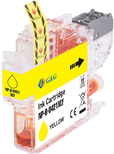 G&G Compatible Inkjet Printer Ink Brother Brother LC421XLY 500 Pages Yellow 1 Piece
