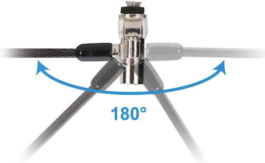 Conceptronic Nbt Κλειδαριά Φορητού Υπολογιστή Συνδυασμό Nano-lock-slot 1.80m