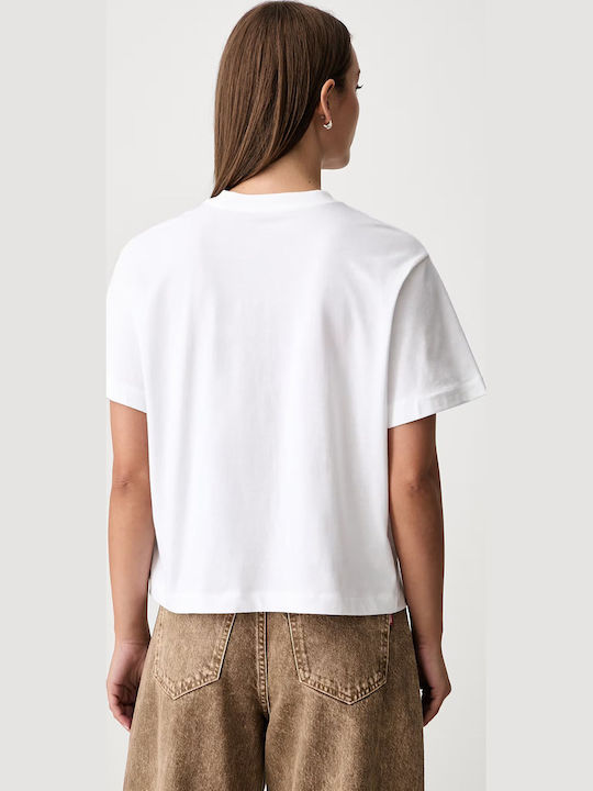 Damen T-shirt Weiß