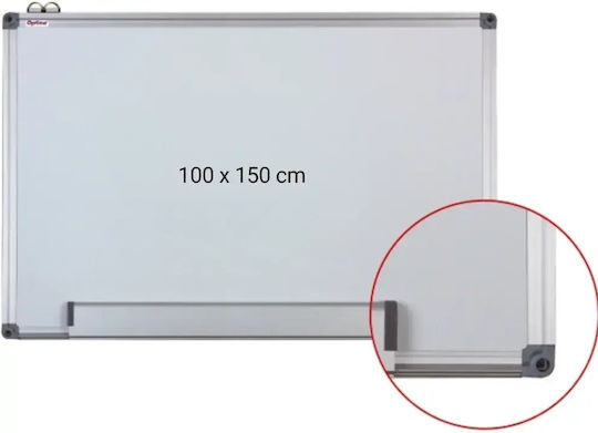 Tablă magnetică cu ramă din aluminiu 100 x 150 cm Optima