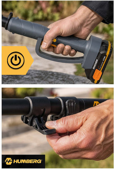 Extension Arm Chainsaw Pole Pruner Length Adjustment 160-250 Cm Humberg Hm-422