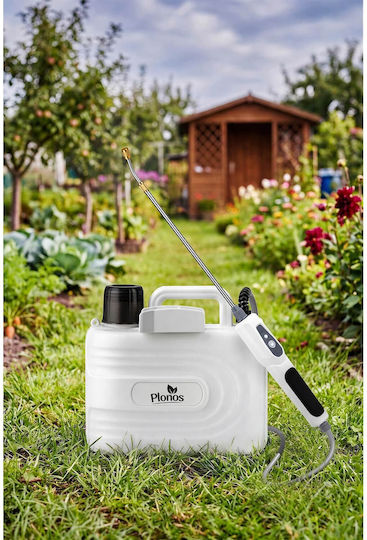 Plonos Drucksprüher mit 12V Batteriespannung und 5l Gewicht in Grau