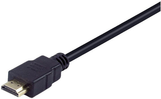 Equip HDMI 2.0 Καλώδιο HDMI male - HDMI male 0.5m Μαύρο