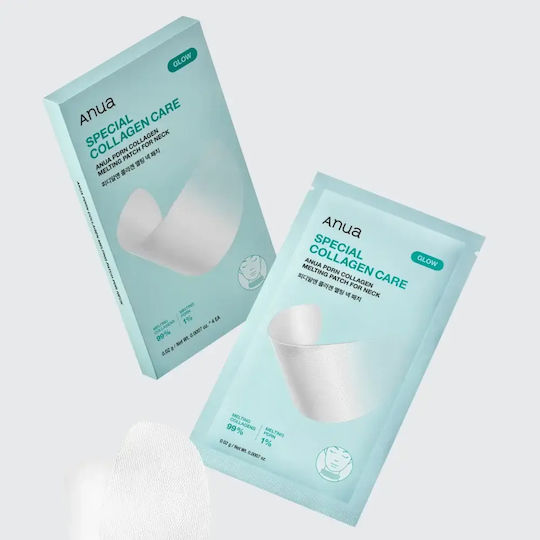 Anua PDRN Collagen Melting Neck Mask 4 Pieces